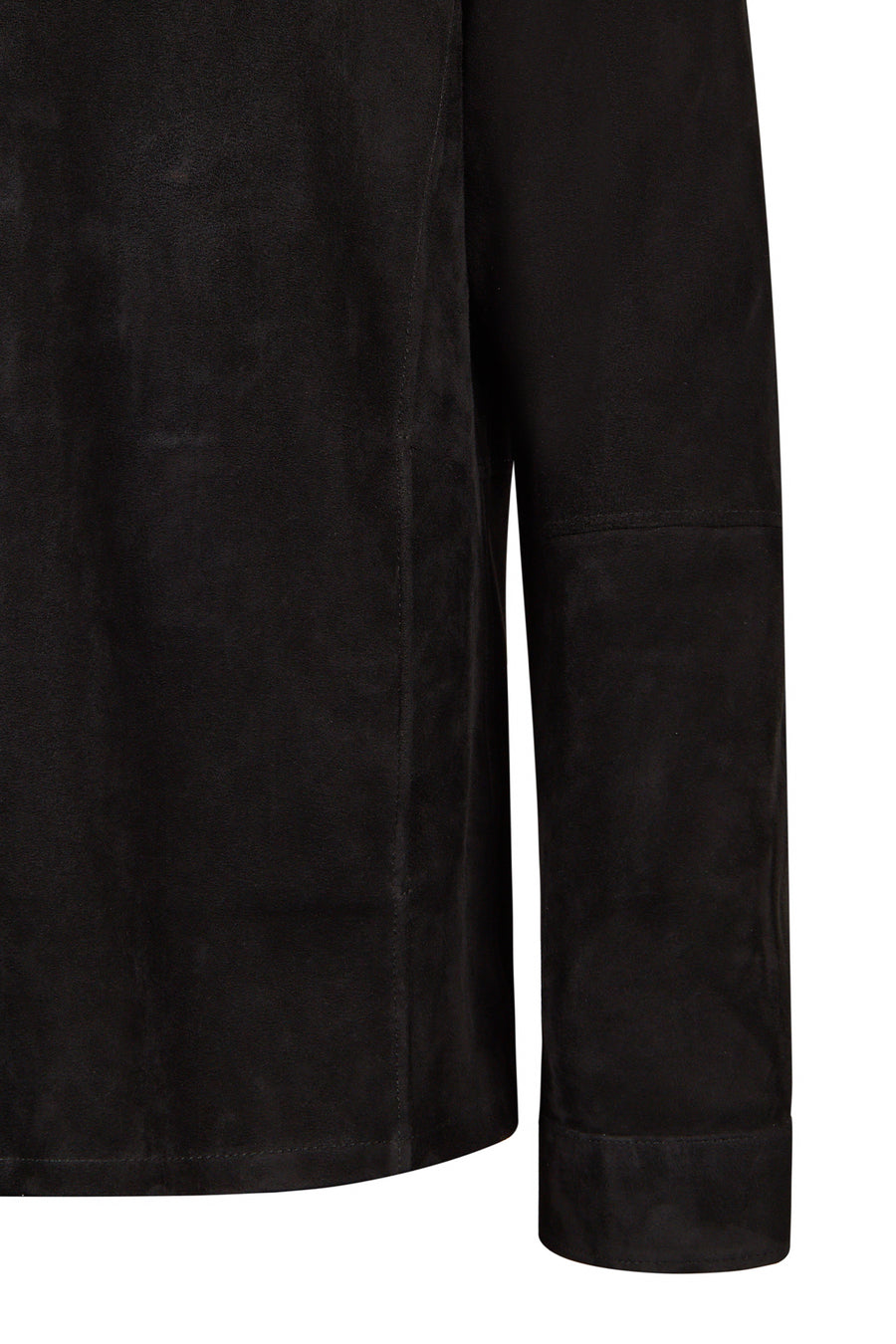 Olise Male Black Suede Jacket