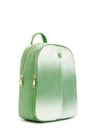 Women's Green Faux Leather Backpack | Derimod