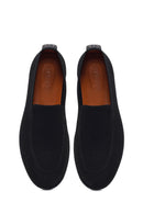 Men's Black Fabric Loafer | Derimod