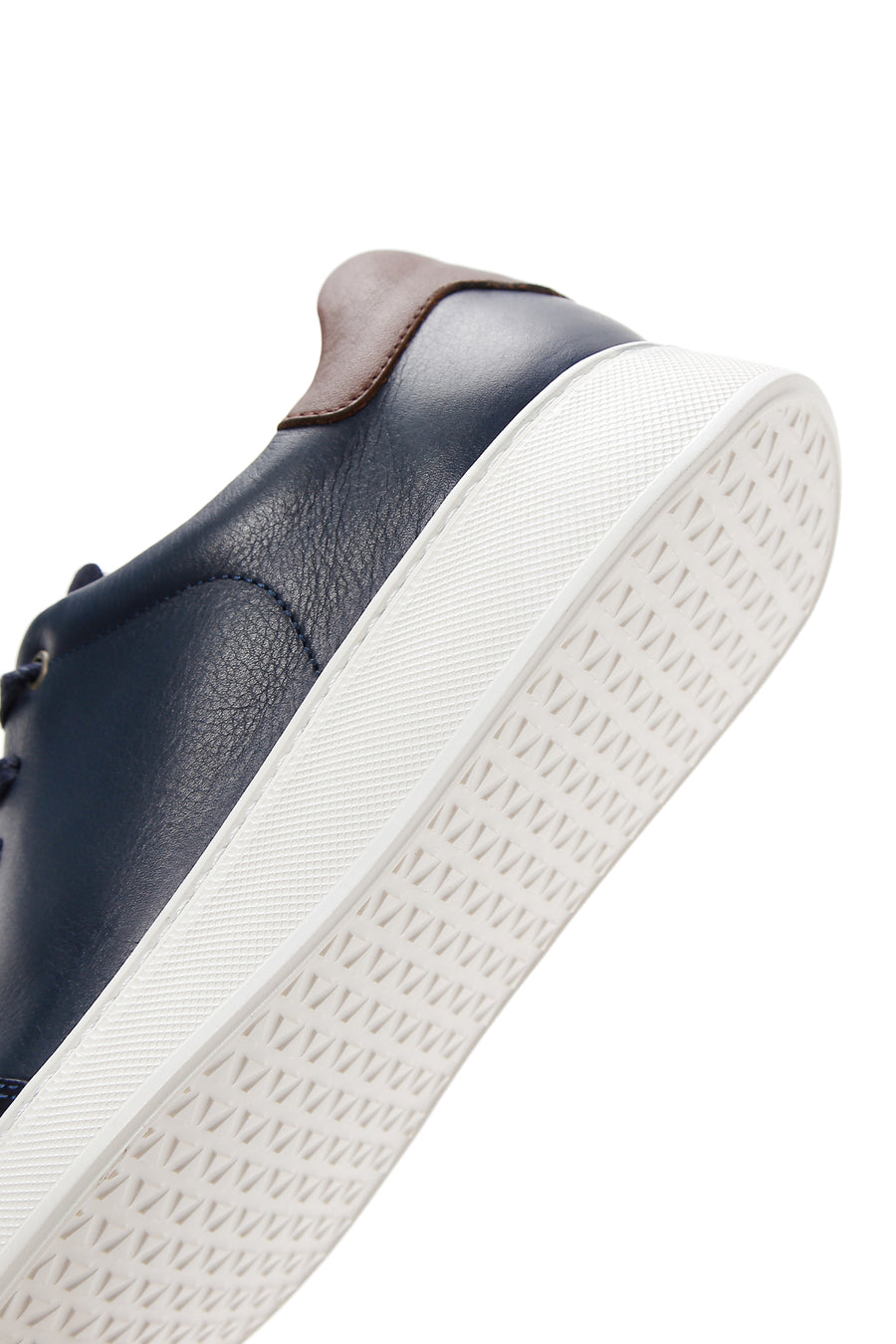 Men's Navy Blue Leather Sneaker