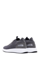 Men's Gray Thick Soled Sneaker | Derimod