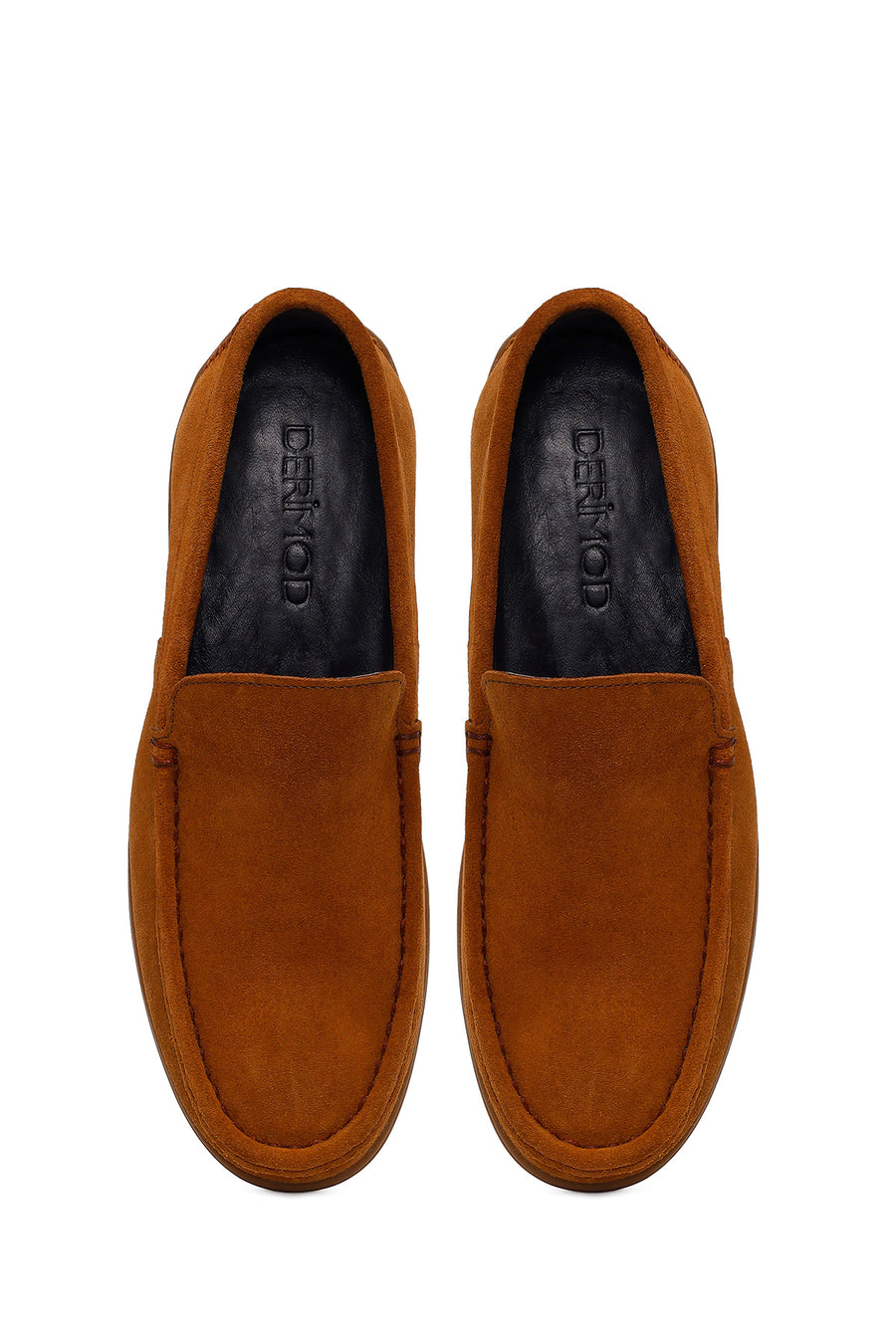 Men's Tan Suede Leather Casual Loafer