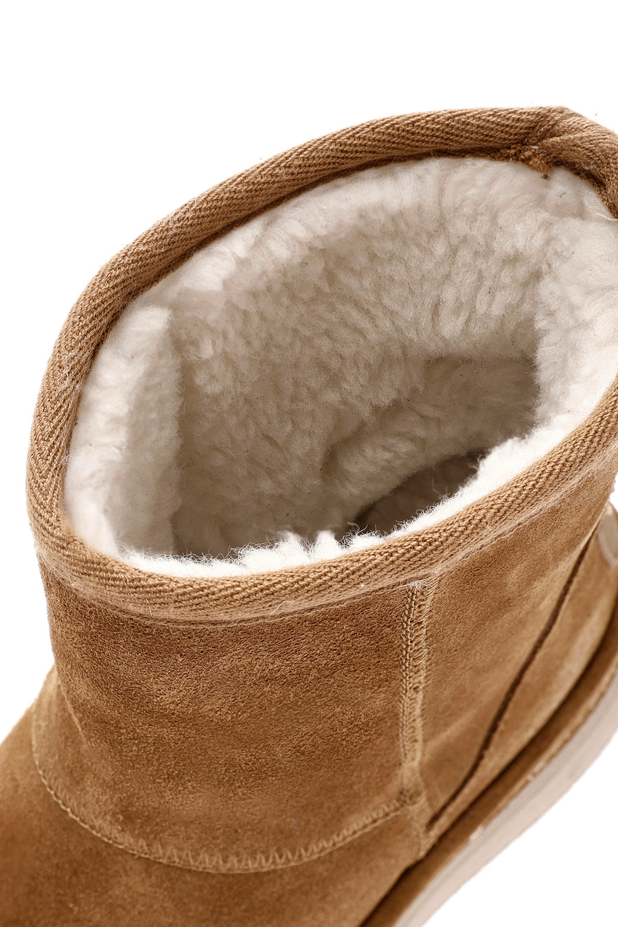 Women's Tan Suede Leather Boots