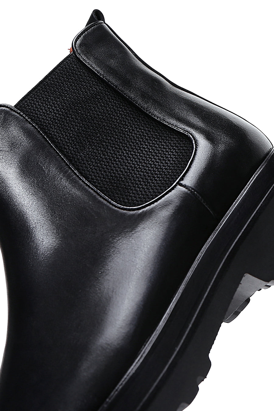 Men's Black Leather Chelsea Boots