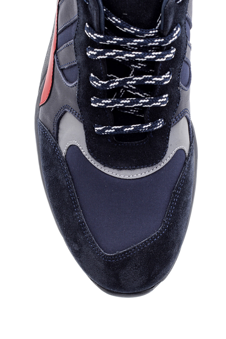 Men's Transparent Sole Leather Sneaker