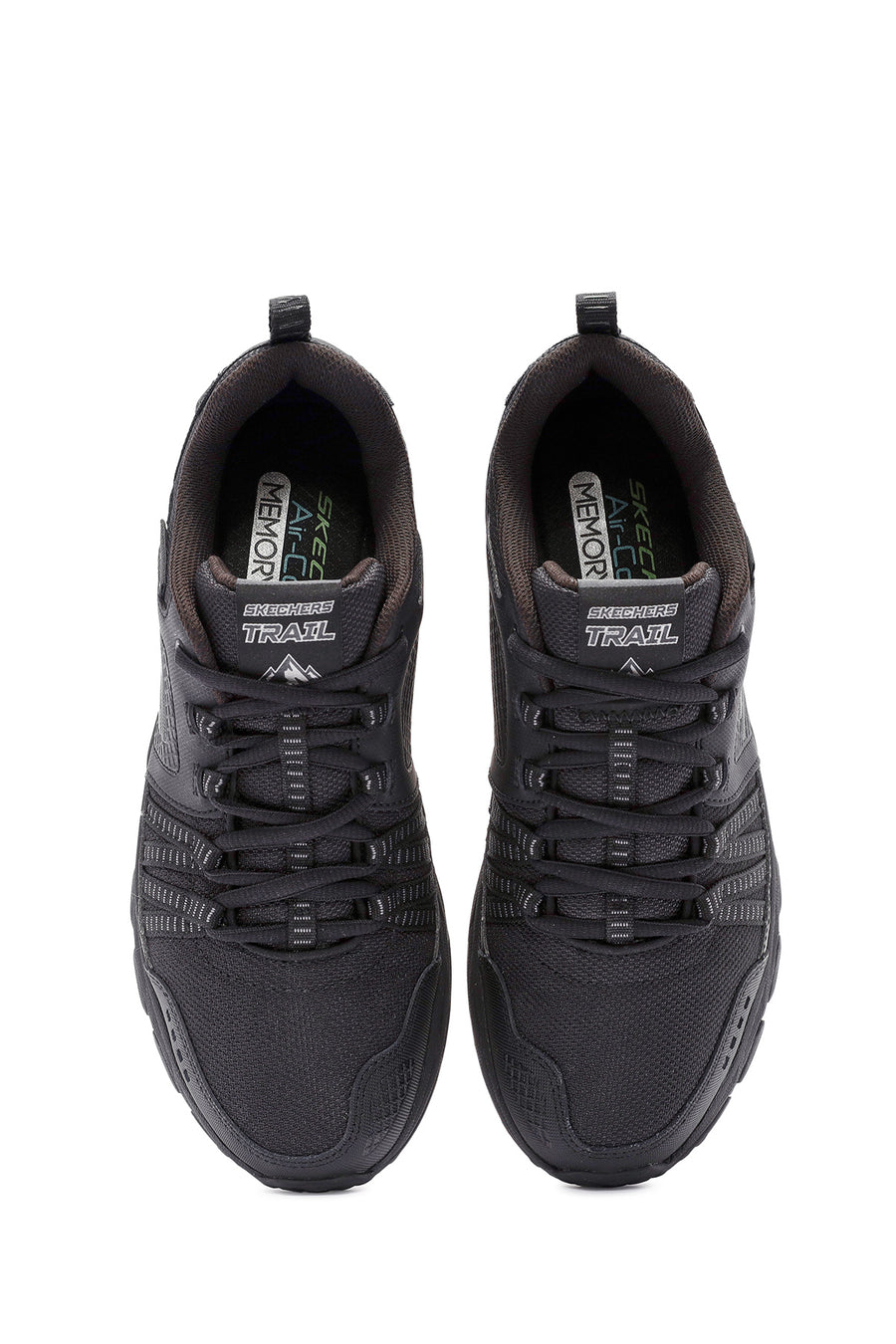 Skechers Men's Black Escape Plan Lace-Up Sneakers