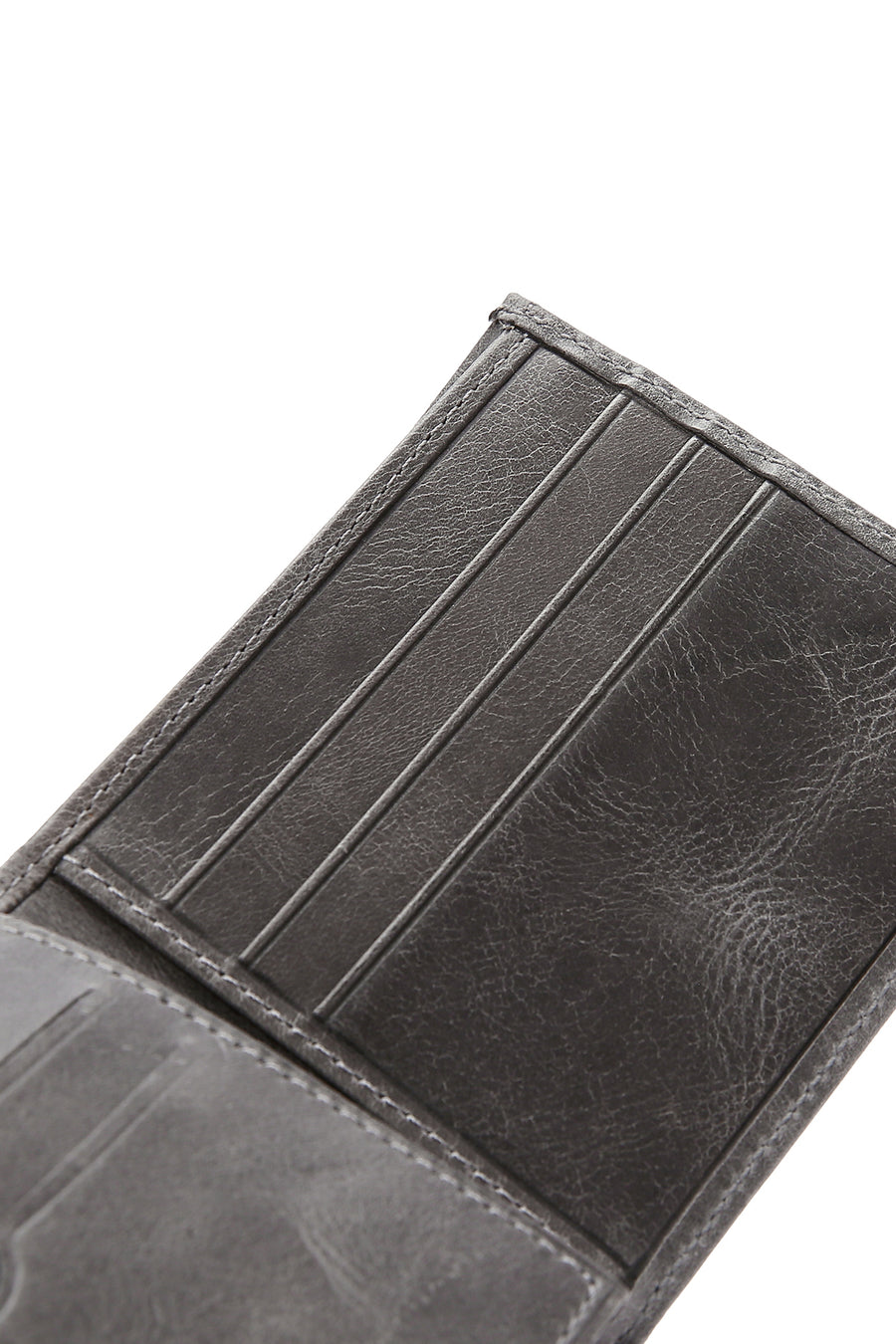 Men's Gray Leather Wallet