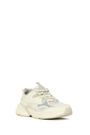 Woman Grey Thick-Soled Lace-Up Sneakers | Derimod