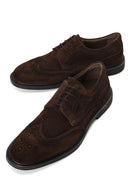 Male Brown Lace-Up Suede Casual Shoes | Derimod