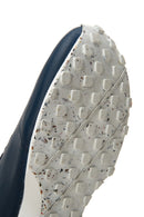 Erkek Lacivert Deri Sneaker | Derimod