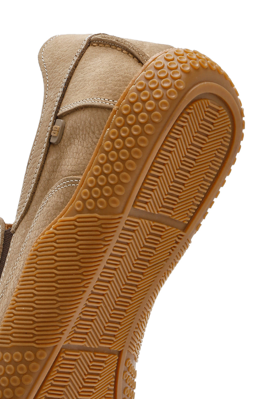 Erkek Bej Nubuk Deri Casual Loafer