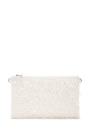 Women's White Long Chain Strap Clutch Bag | Derimod