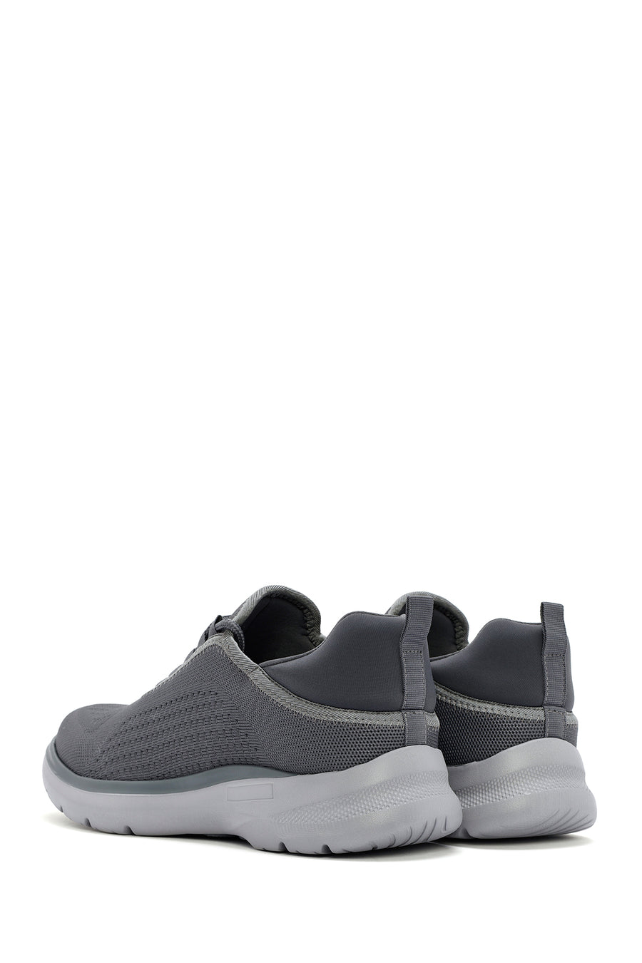 Derimod Zero Men's Gray Lace-Up Thick Soled Sneaker