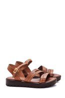 Women's Leather Braided Bodrum Sandals | Derimod