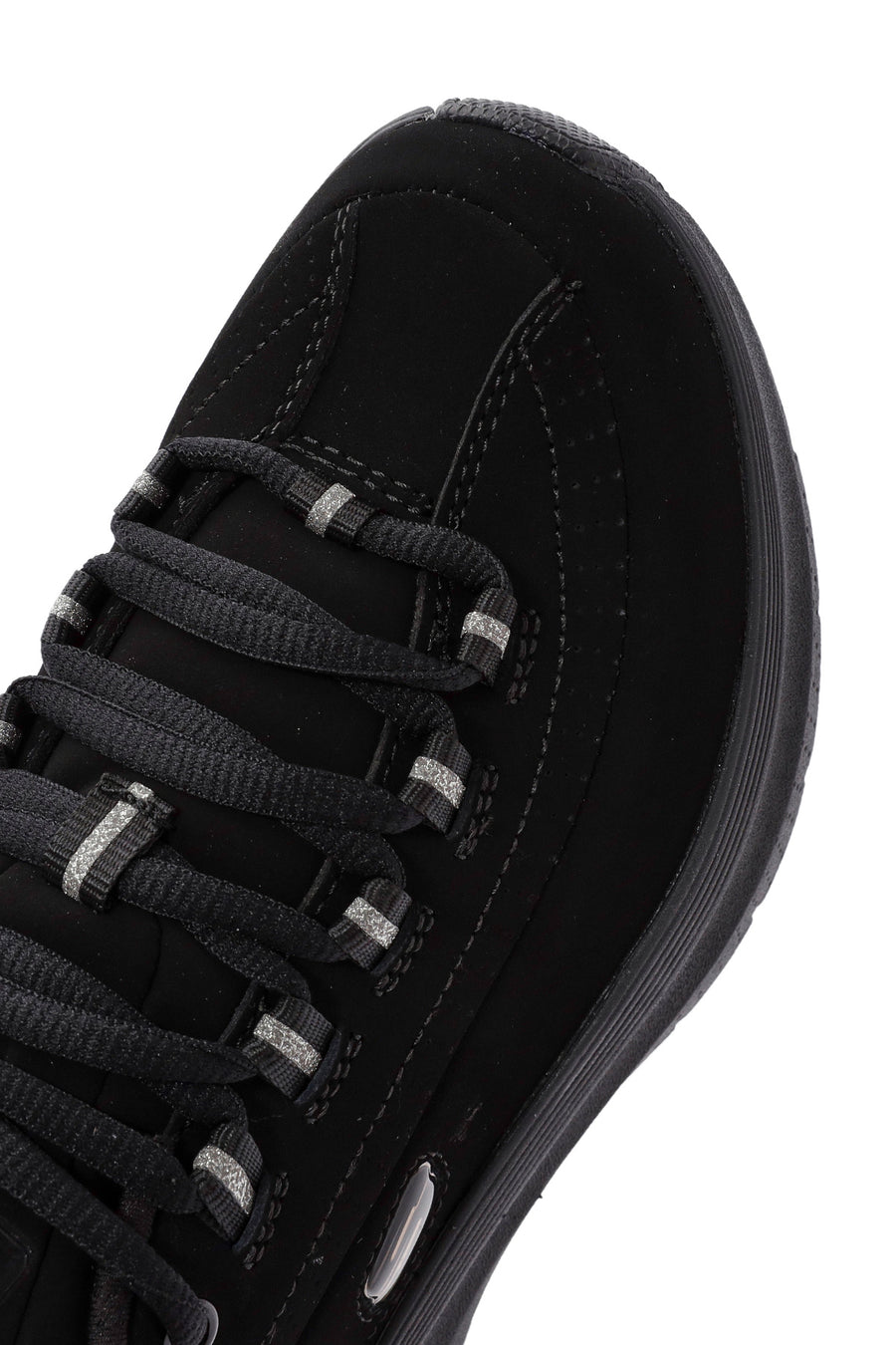 Skechers Kadın Siyah Arch Fit Bağcıklı Kalın Tabanlı Sneaker