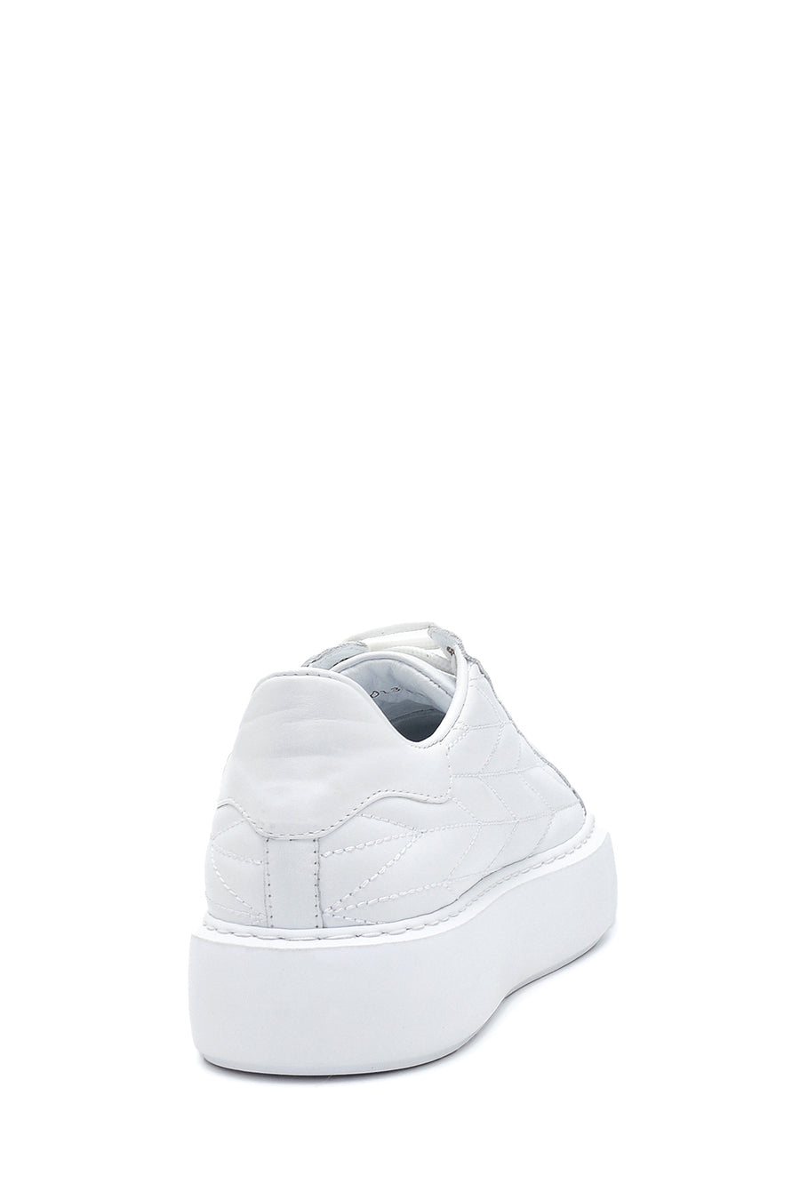 Kadın Deri Desenli Sneaker