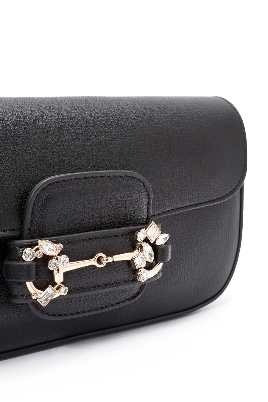 Women's Black Long Chain Strap Shoulder Bag