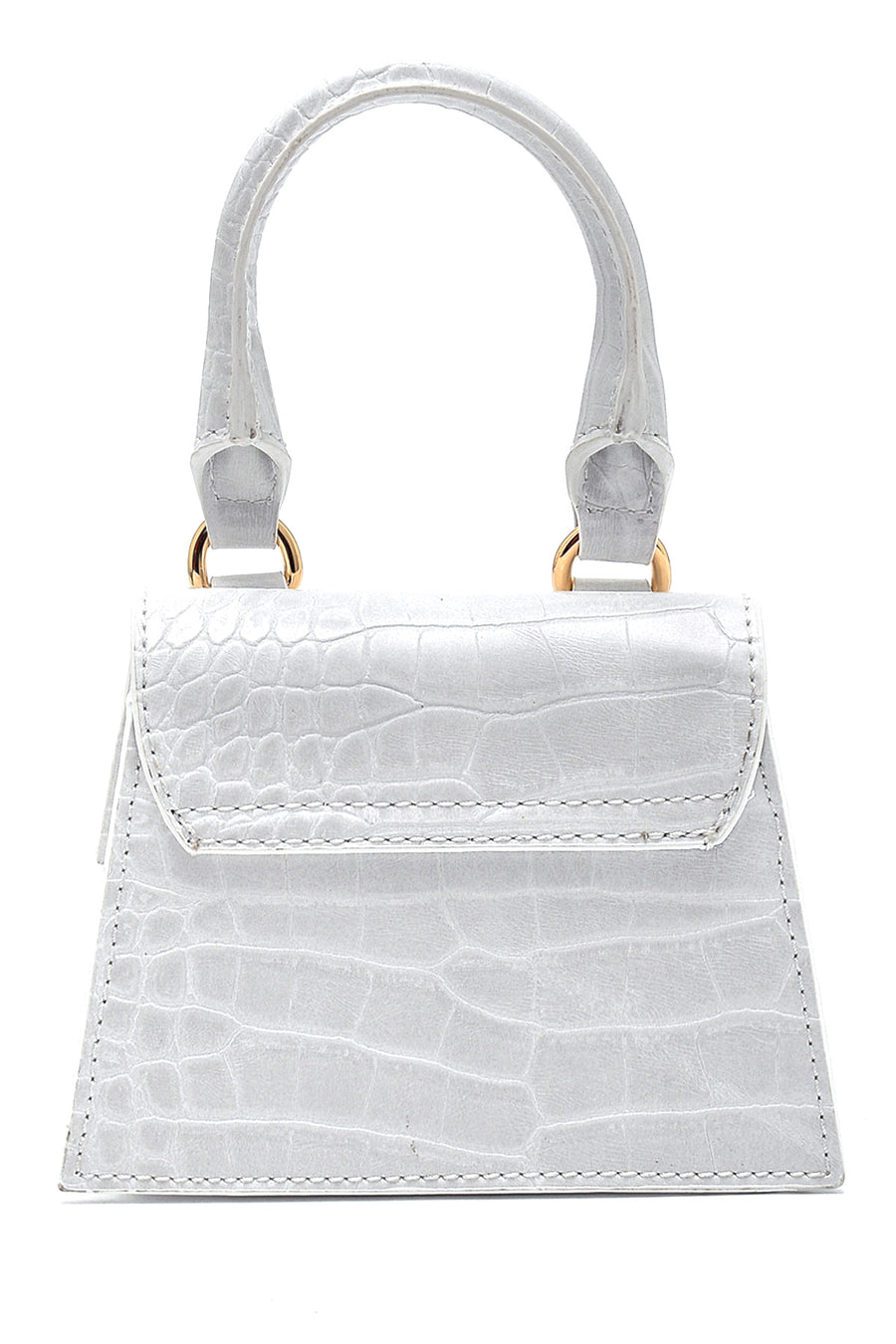 Women's Crocodile Patterned Mini Handbag