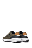 Geox Men's Green Pg1X Abx Laced Waterproof Leather Sneaker | Derimod