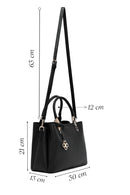 Women's Black Long Strap Classic Handbag | Derimod