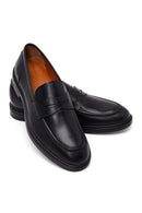 Erkek Siyah Deri Casual Loafer | Derimod