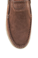 Men's Leather Nubuck Loafer | Derimod