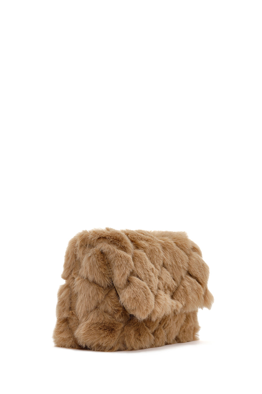 Kadın Camel Zincir Askılı Peluş Çapraz Çanta