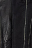 Mateo Men's Black Leather Jacket | Derimod