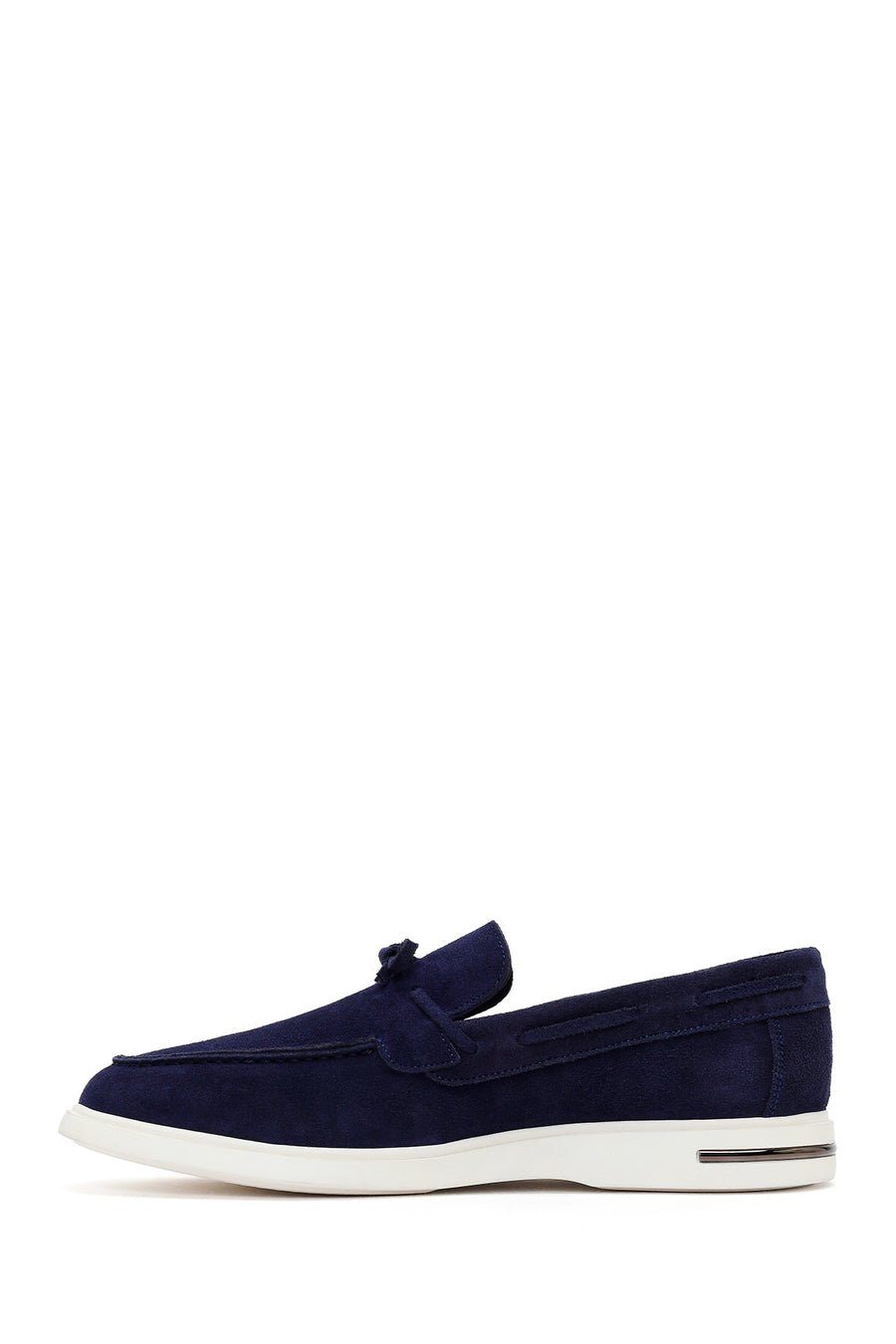 Men's Navy Blue Suede Leather Casual Loafer