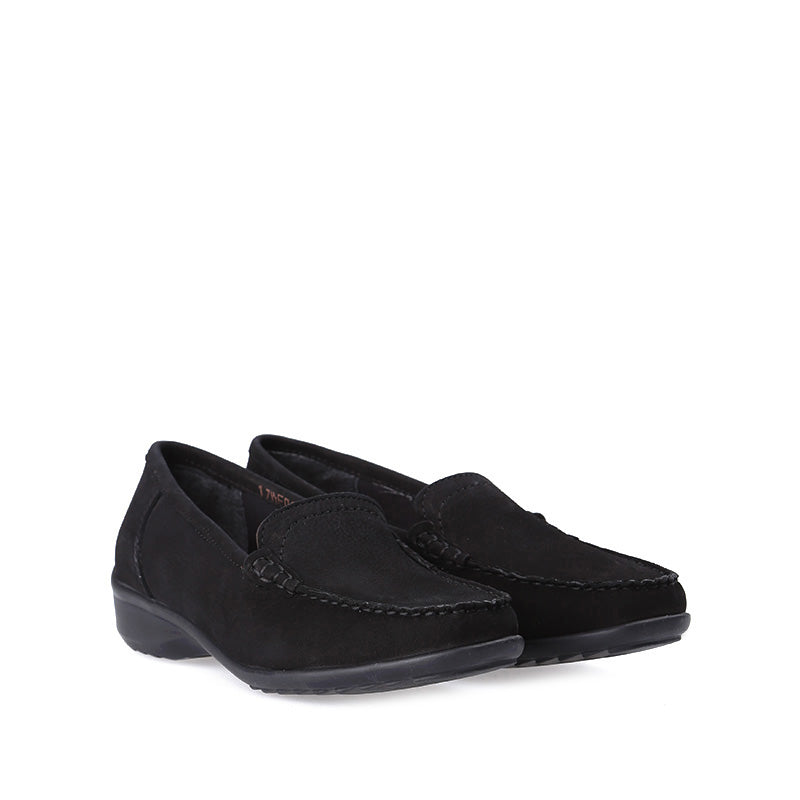Süet Kadın Deri Loafer