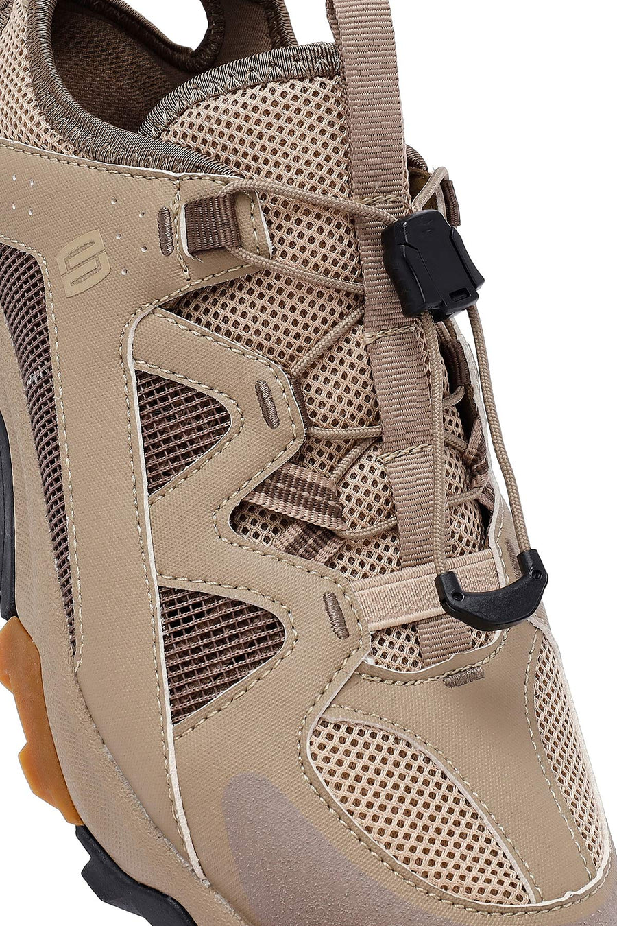 Men's Beige Leather Casual Shoes