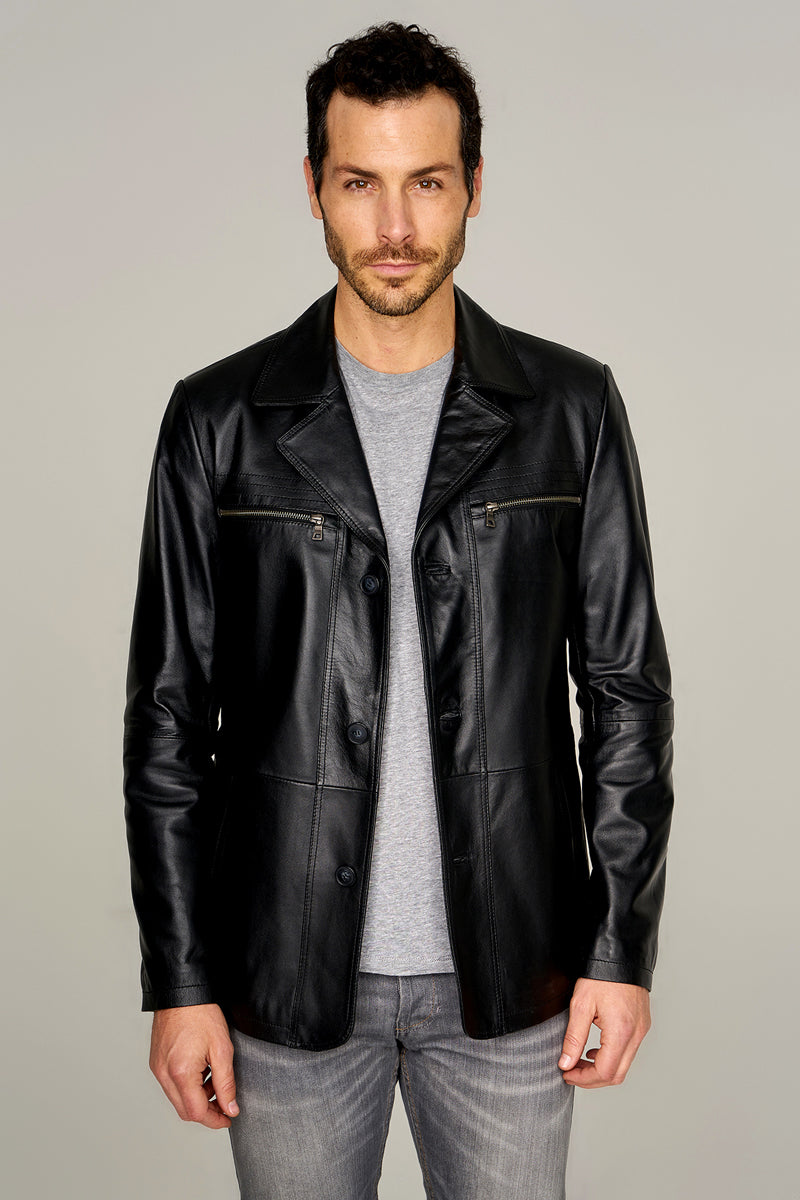 Jeremy Men's Leather Jacket