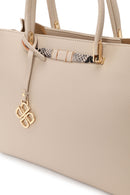 Woman Beige Long-Strap Shoulder Bag | Derimod