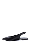 Women's Black Open Back Casual Ballerinas | Derimod