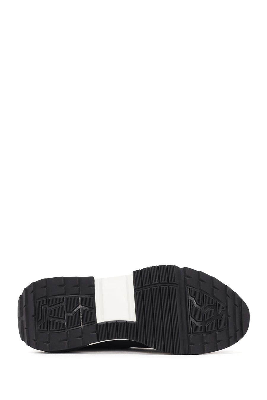 Men's Black Lace-up Leather Sneaker