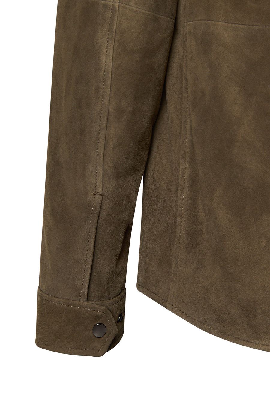 Asensio Male Green Suede Jacket