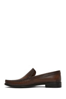 Men's Brown Leather Casual Loafer | Derimod