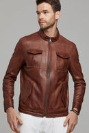 Benjamin Men's Leather Jacket | Derimod