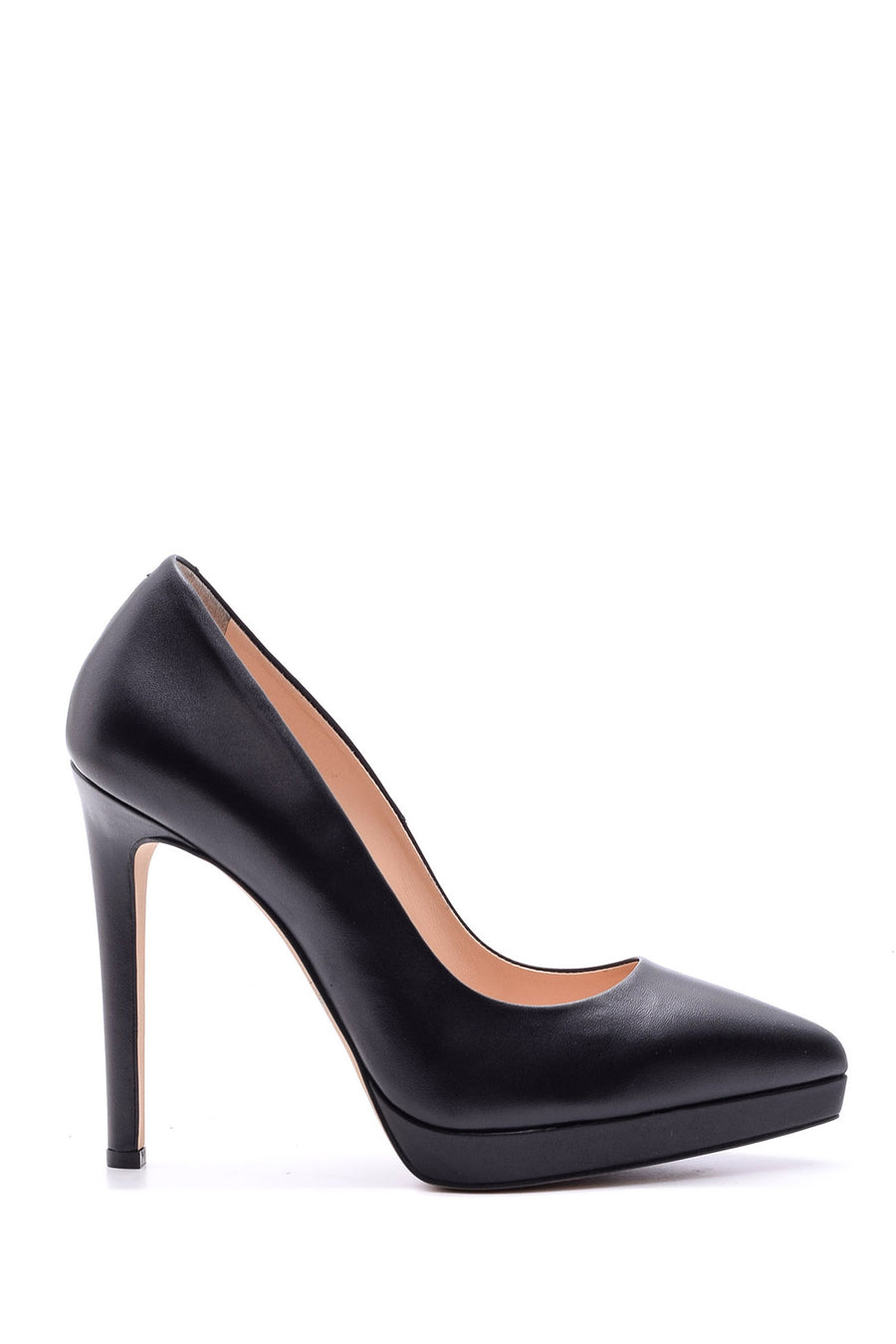 Women's Heeled Leather Shoes 19WFD160318 | Derimod