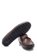 Erkek Deri Kroko Loafer | Derimod