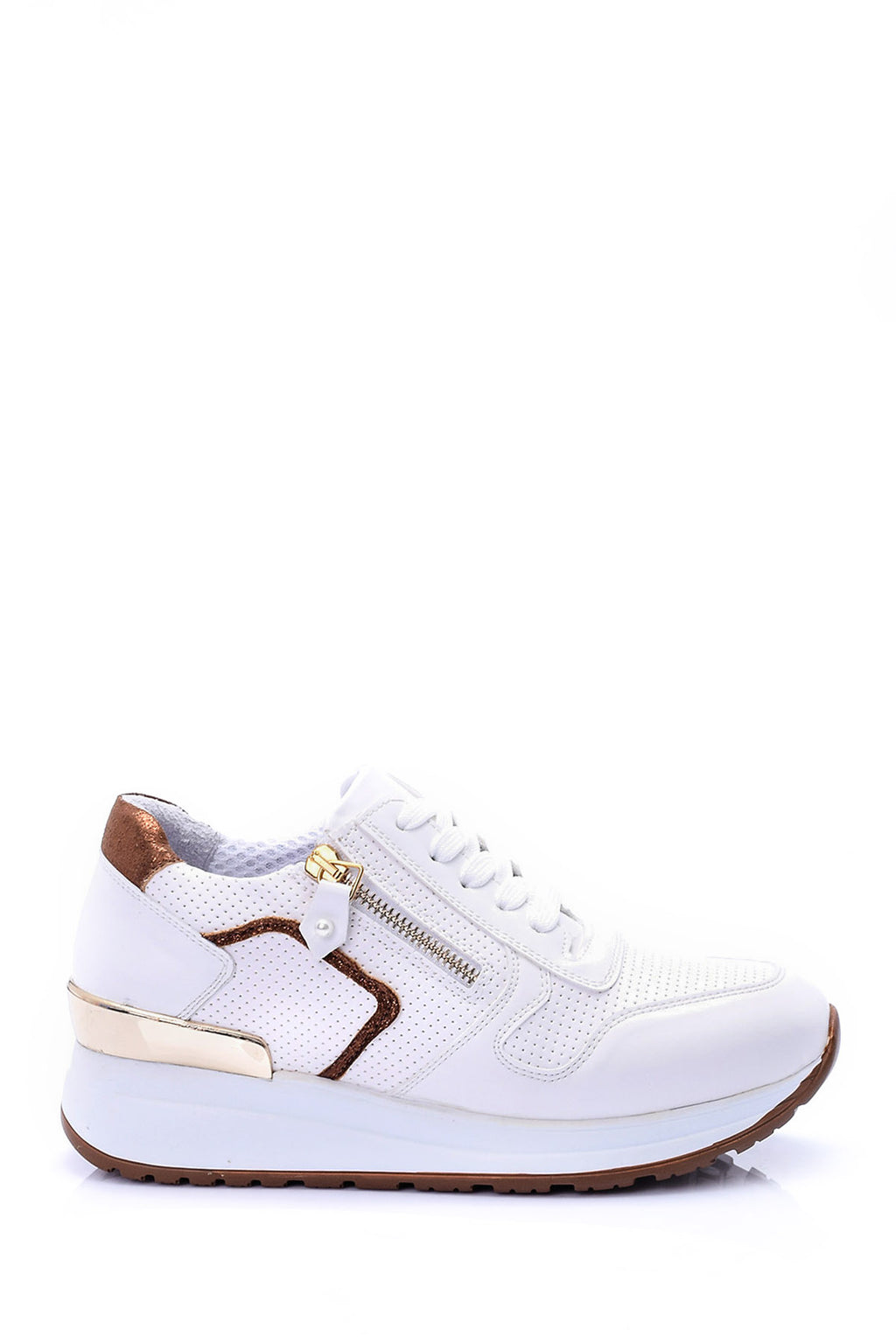 Kadın Fermuar Detaylı Sneaker