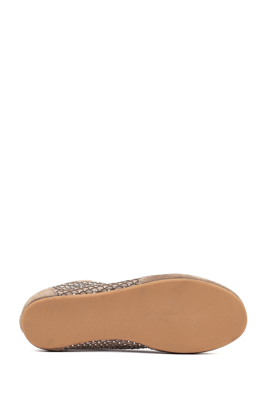 Women's Mink Lace-up Rhinestone Suede Leather Sneaker