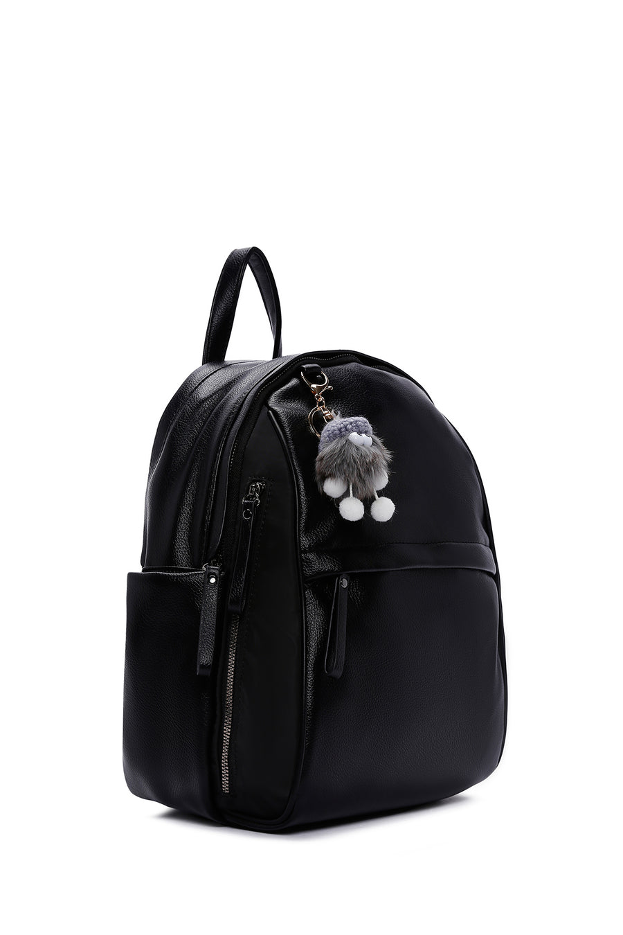 Women's Black Accessory Backpack