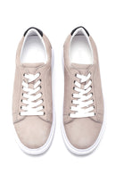 Erkek Gri Nubuk Deri Sneaker | Derimod