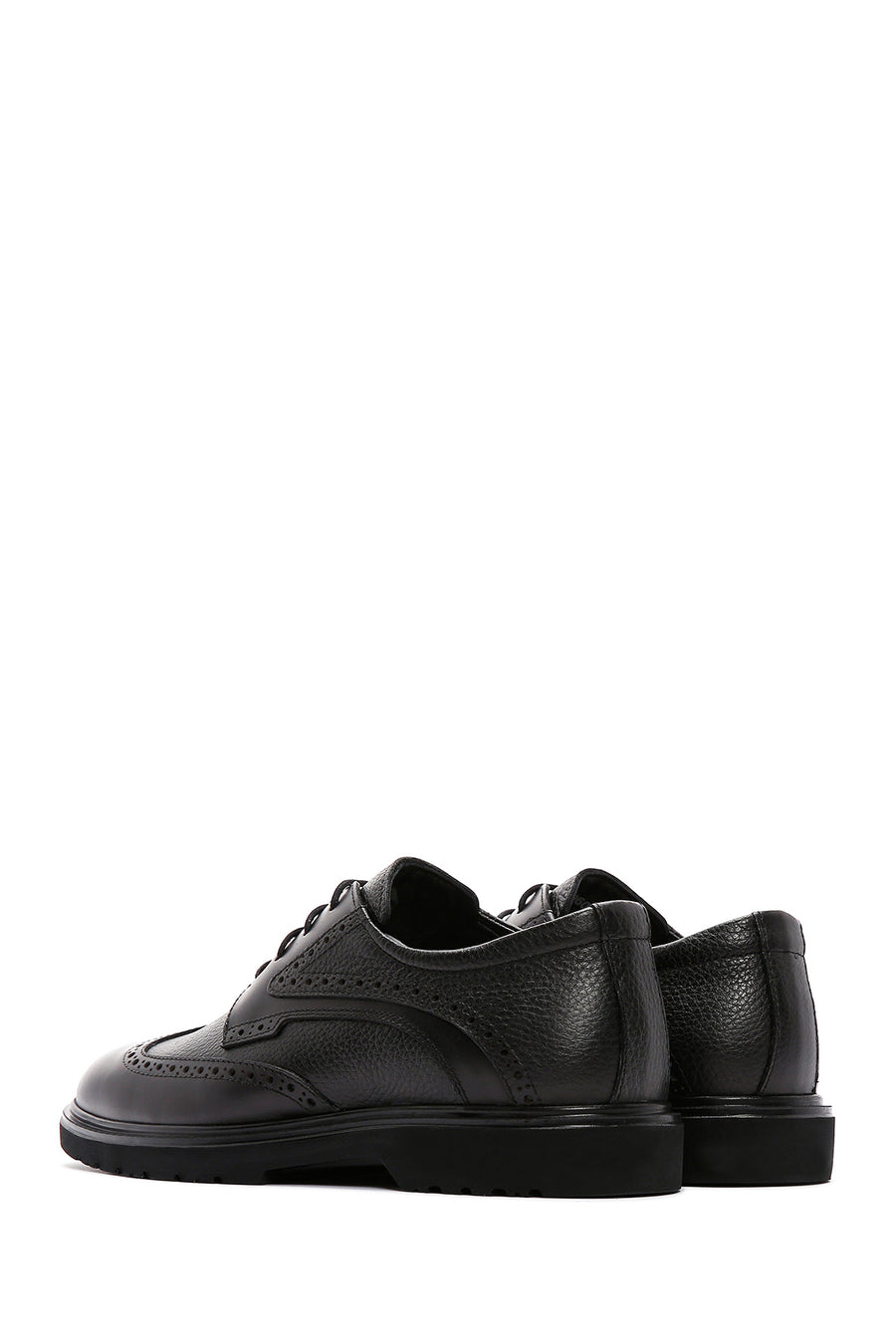 Men's Black Leather Classic Shoes