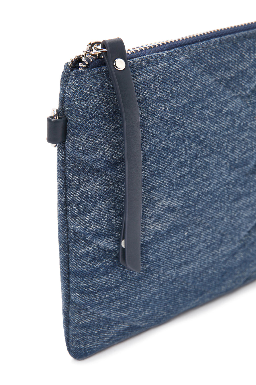 Women's Blue Long Chain Strap Quilted Handbag