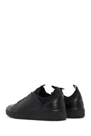 Men's Black Leather Sneaker | Derimod