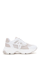 Women's Beige Thick Soled Sneaker | Derimod