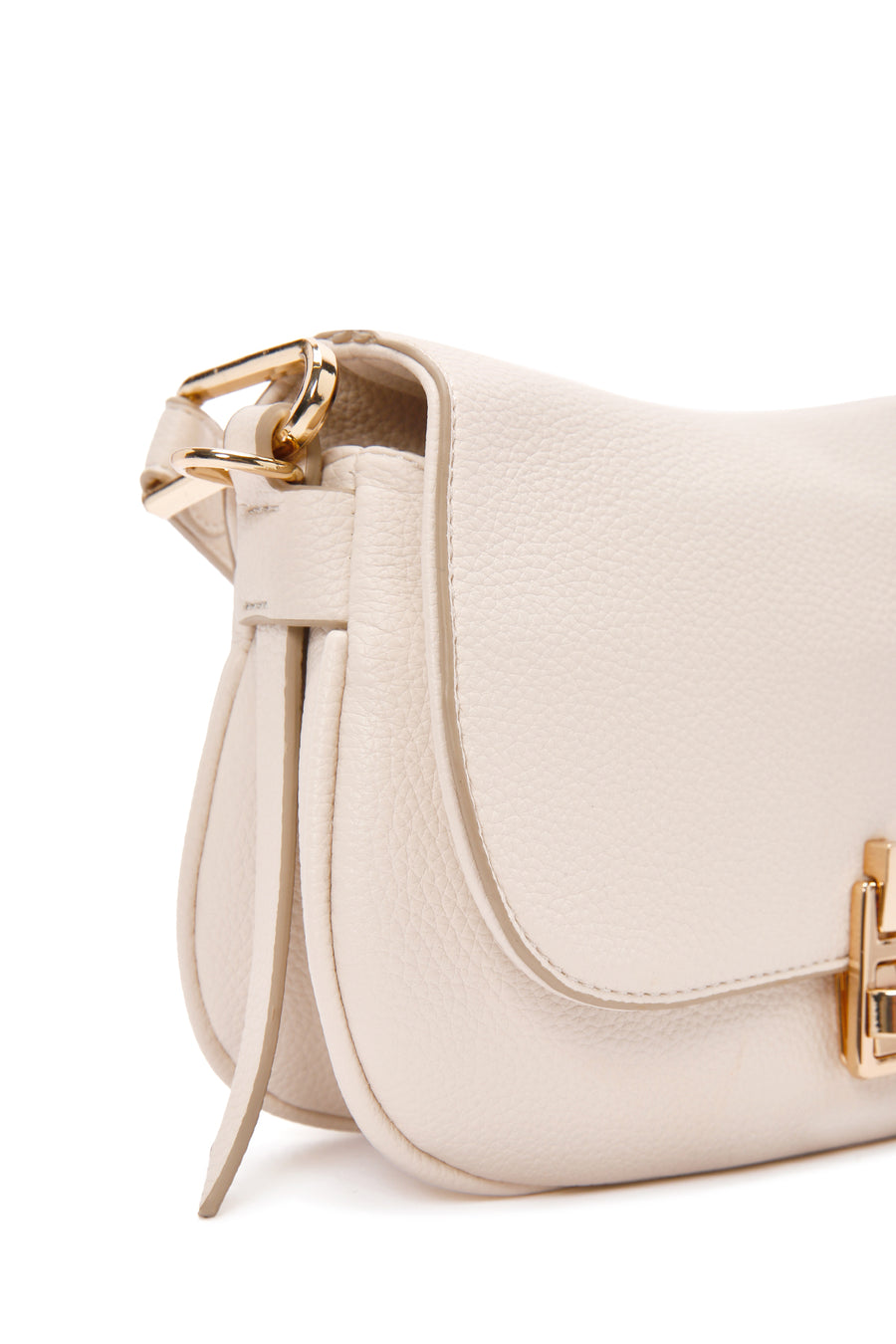 Women's Cream Long Strap Shoulder Bag