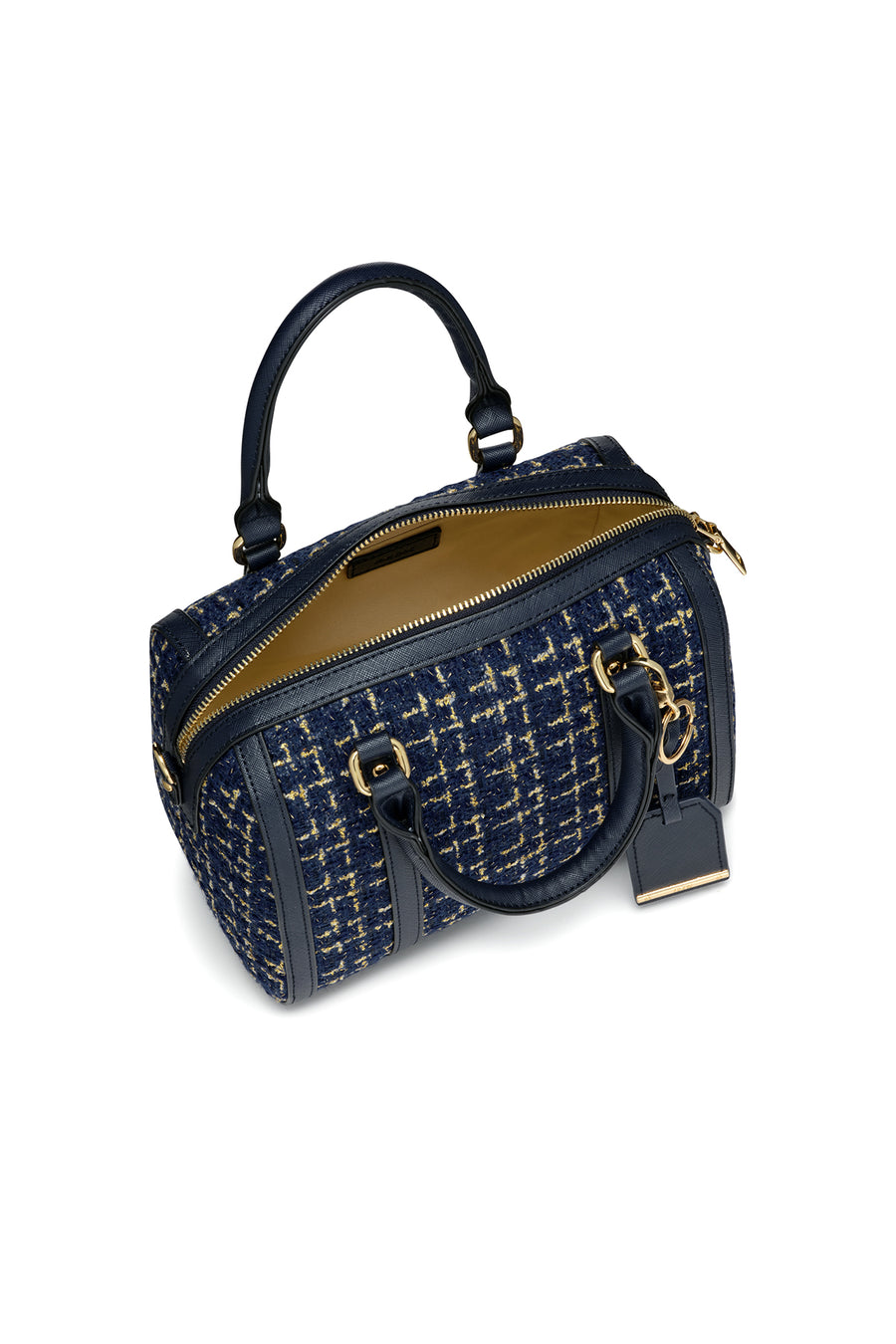 Geox Women's Navy Blue D Zene S Long Strap Leather Handbag